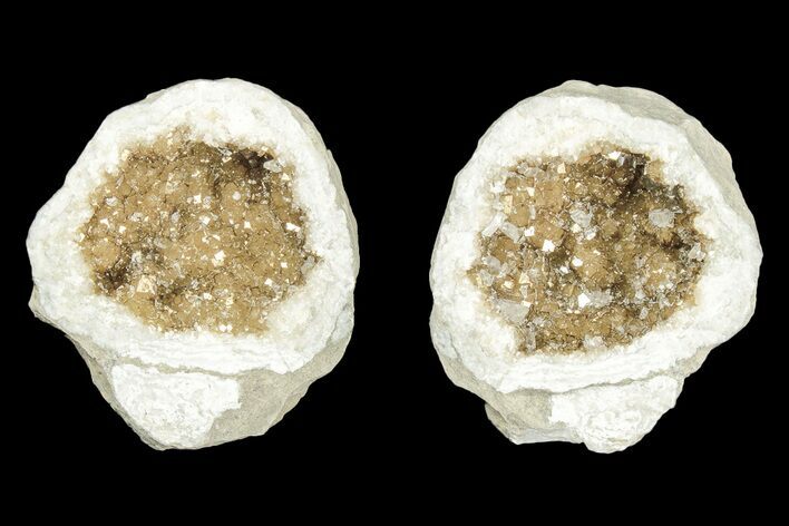 Keokuk Geode with Calcite Crystals - Missouri #195959